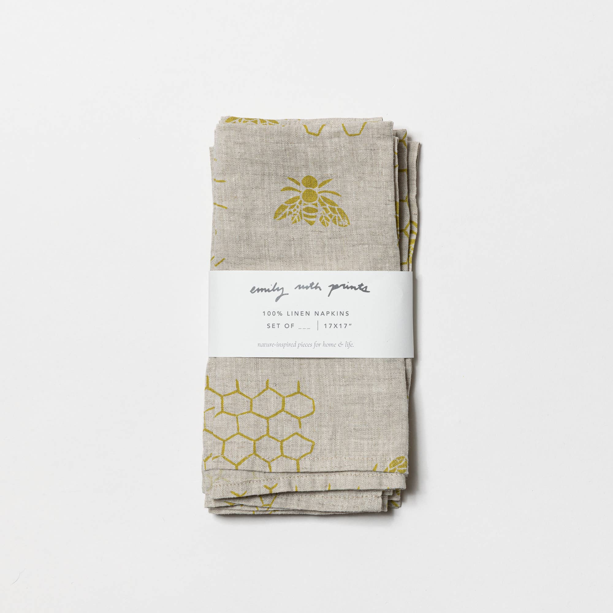 emily ruth prints - Wholesale Dinner & Cloth Napkin - Linen napkins (Set of 2)5