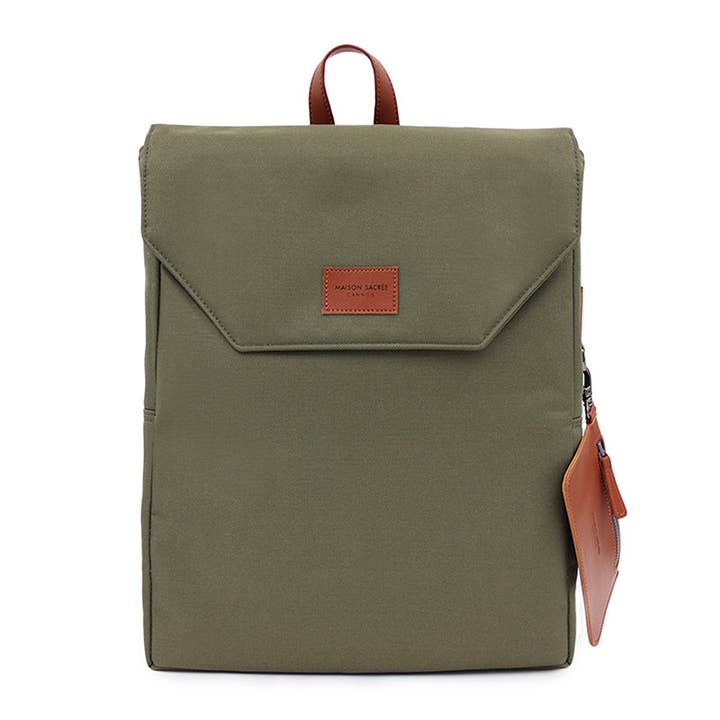 Ferrat Khaki 17'' Rucksack für den Großhandel von Maison Sacrée
