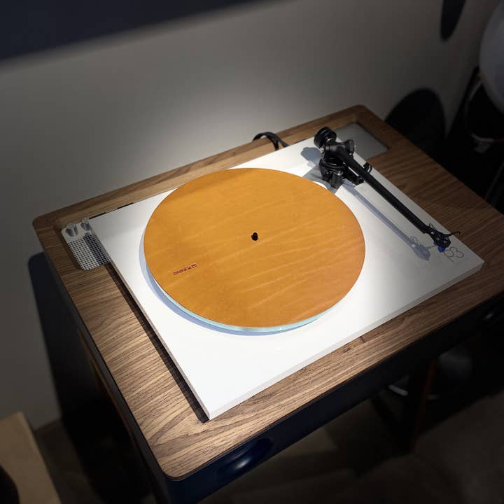 Cubierta de bandeja de cuero para vinilos para venta al por mayor de Bringhs