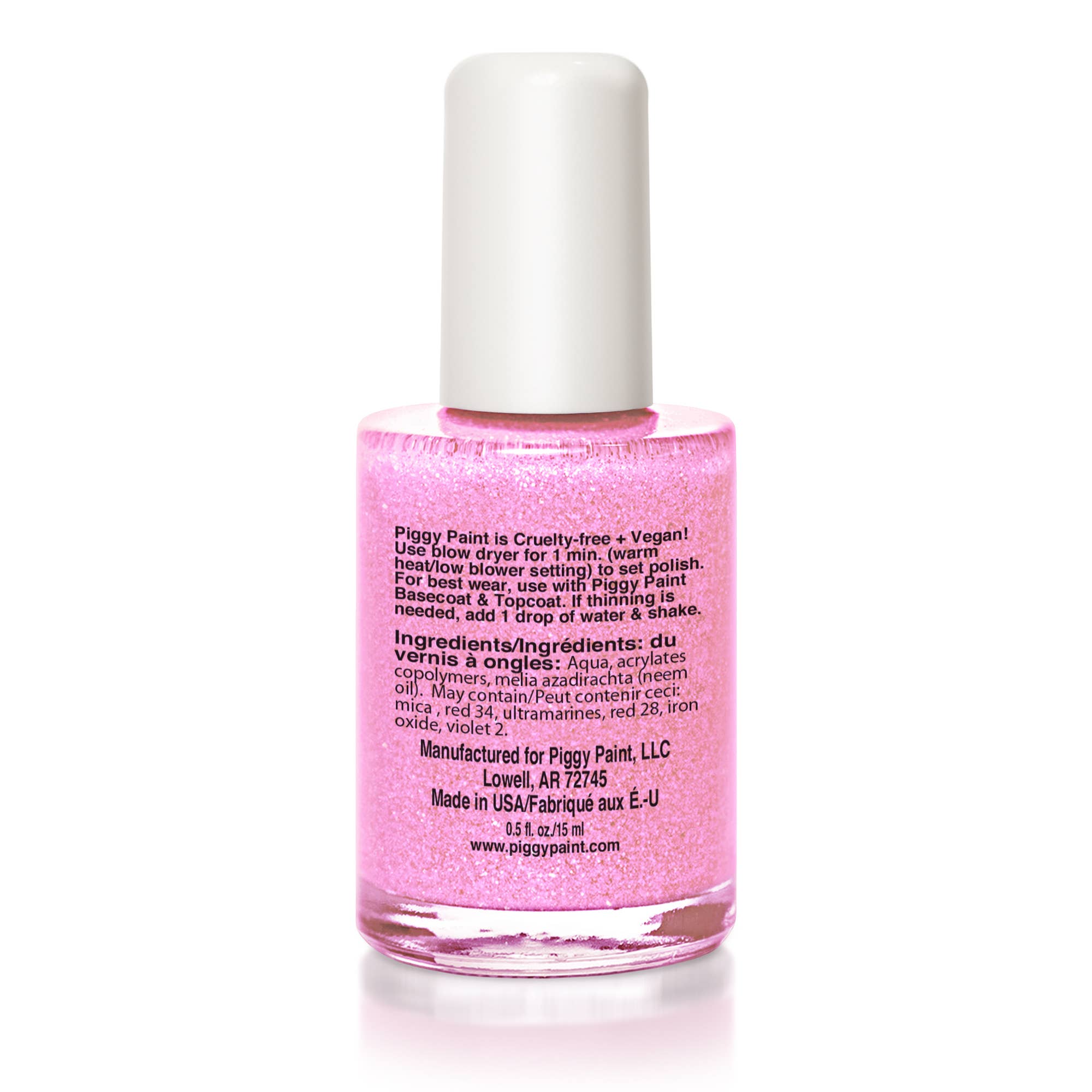 Piggy Paint - Wholesale Nail Polish - Kids - Tickled Pink Non-Toxic Kids Nail Polish1