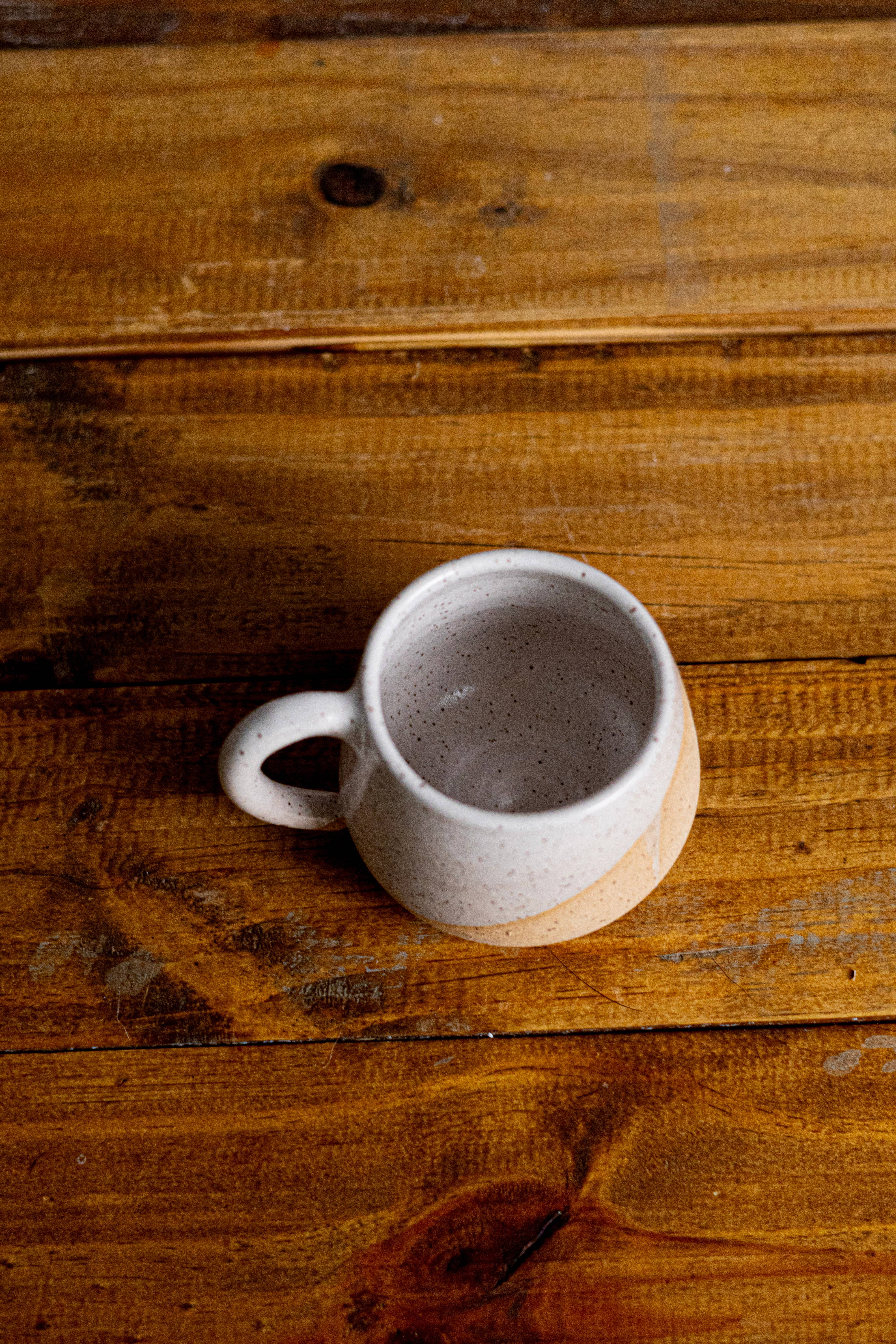 Hands On Ceramics - Wholesale Coffee Mug - Handmade Espresso Mug/Tea Cup with handle- 4 ounces6