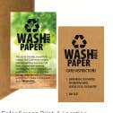 Graphic Washable Paper Bag WBVine1 for wholesale on Faire