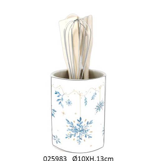 Utensil Holder + Utensil 'Frost' Ø10 X H.13 cm for wholesale by Faye