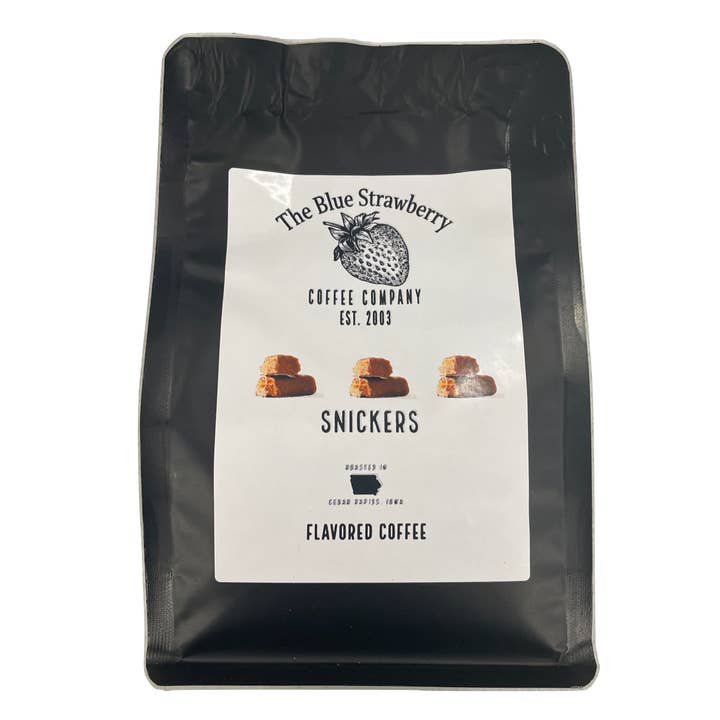 The Blue Strawberry Coffee Co - Wholesale Coffee Beans - Snickers (Flavored Coffee)