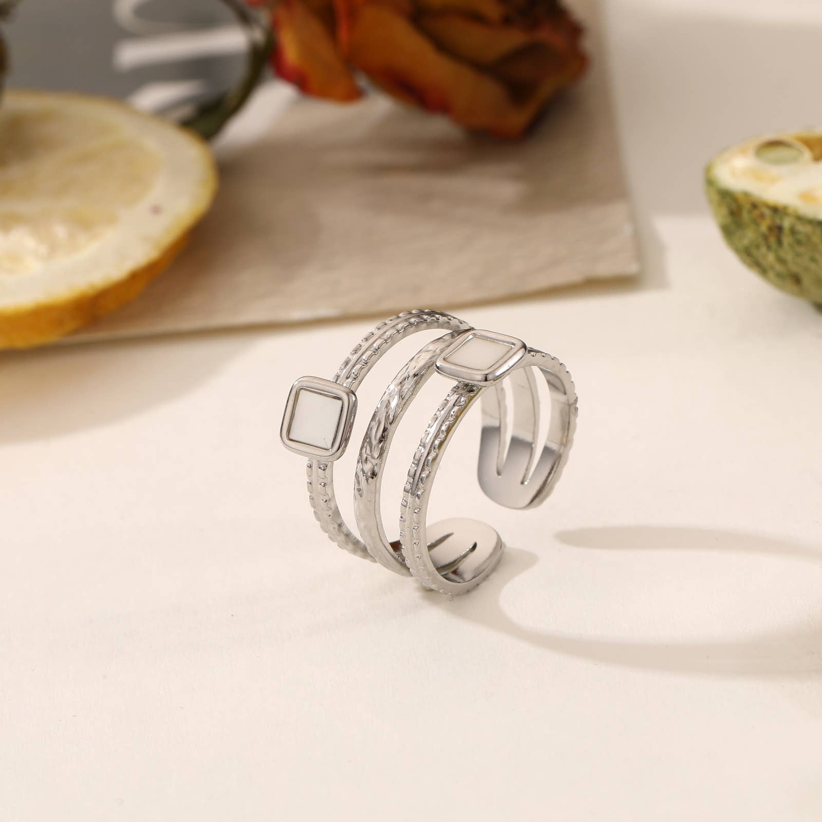 Lovelika - Wholesale Chain Ring - Fine stone ring - Joséphine0