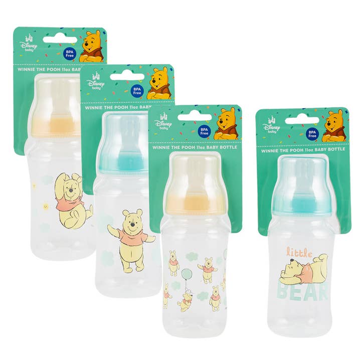 Baby Winnie The Pooh 11oz Baby Bottles Assorted for wholesale by Deluxe Import Trading