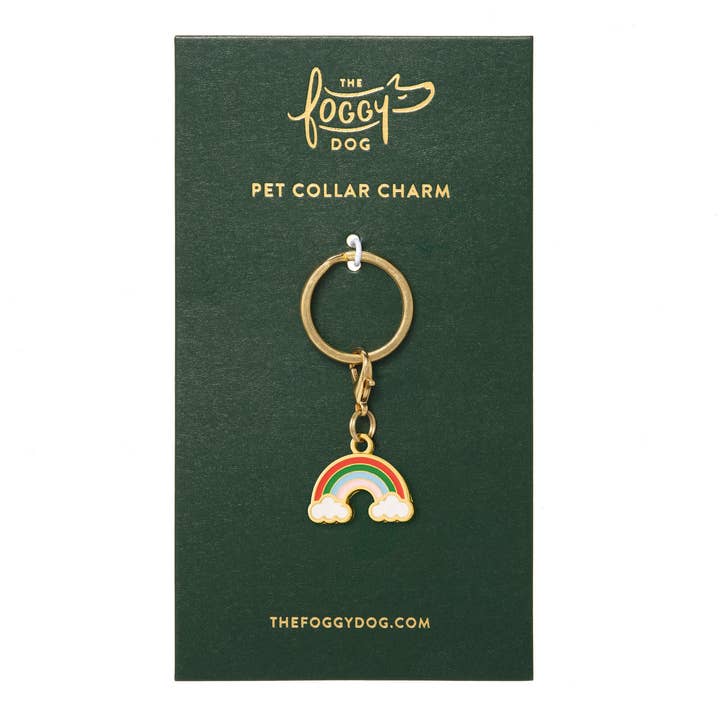 The Foggy Dog - Wholesale Pet collar charm – Cat/dog - Rainbow Collar Charm1