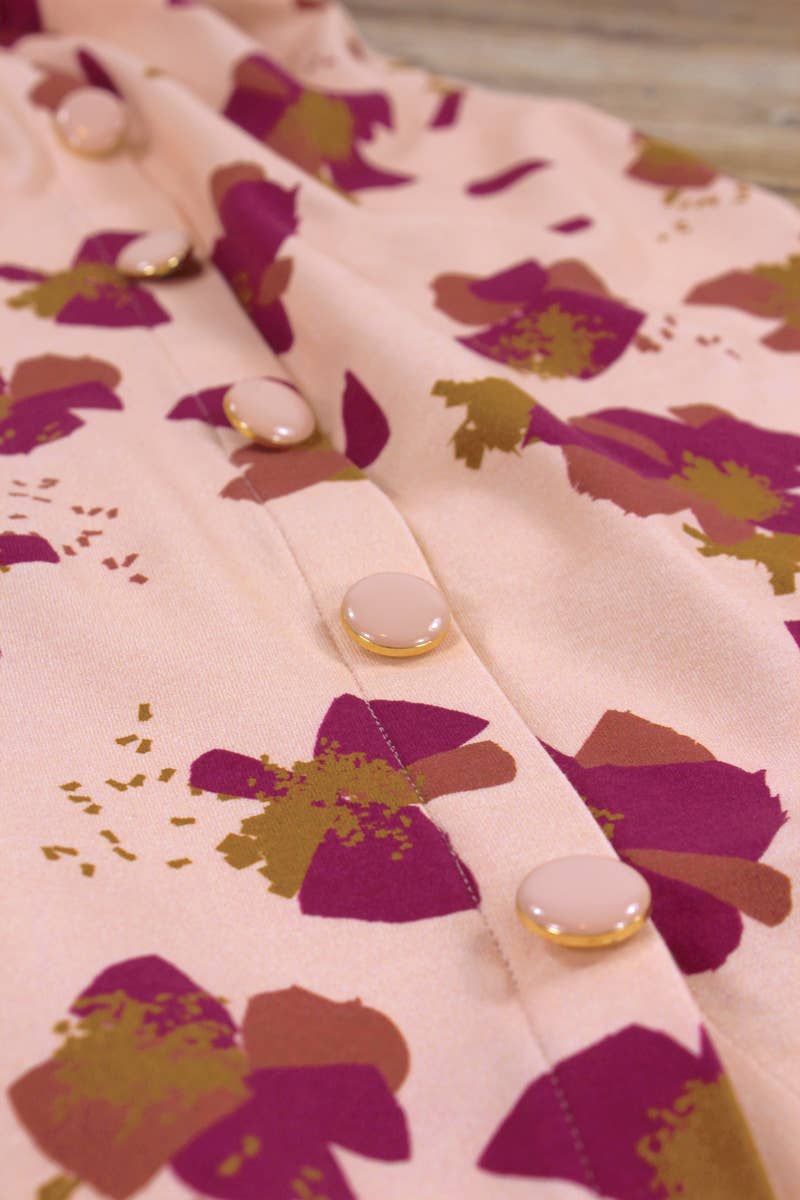 Eglantine et Zoé - Wholesale Fabric - Anémona Nude Cotton Jersey Fabric16