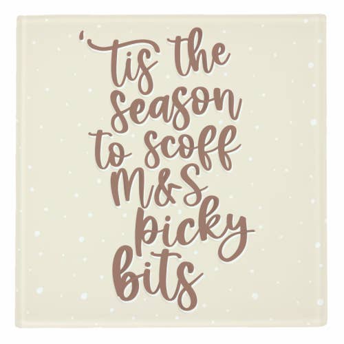 ART WOW – wholesale Coasters – Coasters ''Tis the Season to Scoff M&S P1