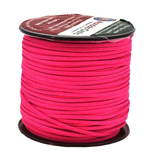 Mandala Crafts – Großhandel Bastelzubehör – Wildleder-Imitatkordel – veganes Leder für Schmuckherstellung und Perlenarbeiten25