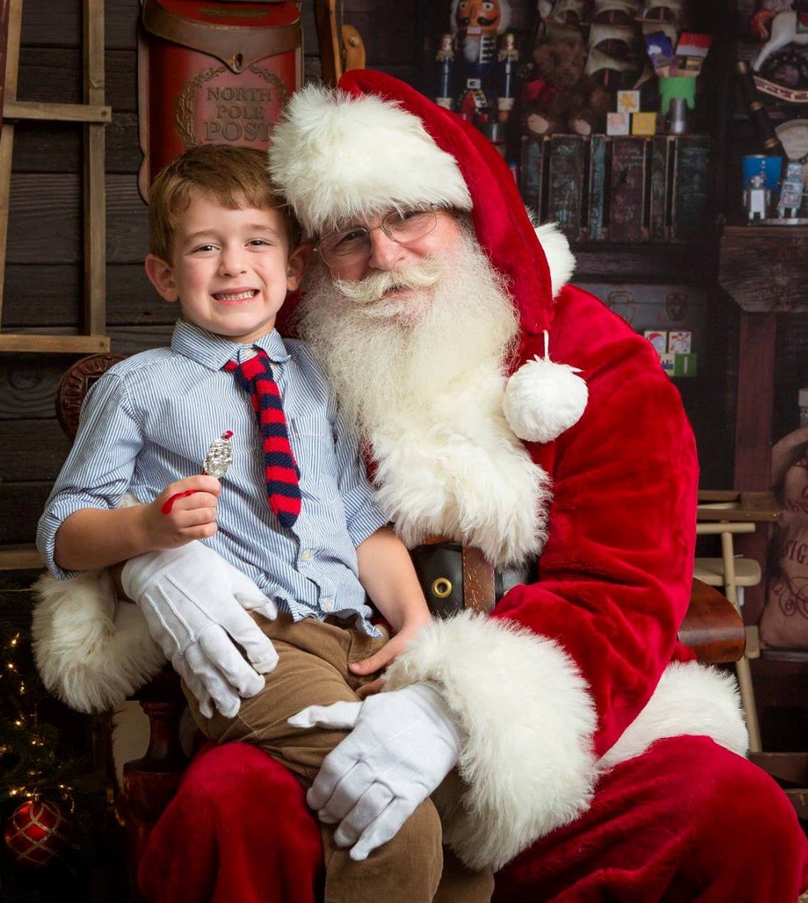 House of Morgan Pewter - Wholesale Christmas Decoration - Kids & Baby - Magical Santa Key Ornament - Christmas Eve Gift for Child2