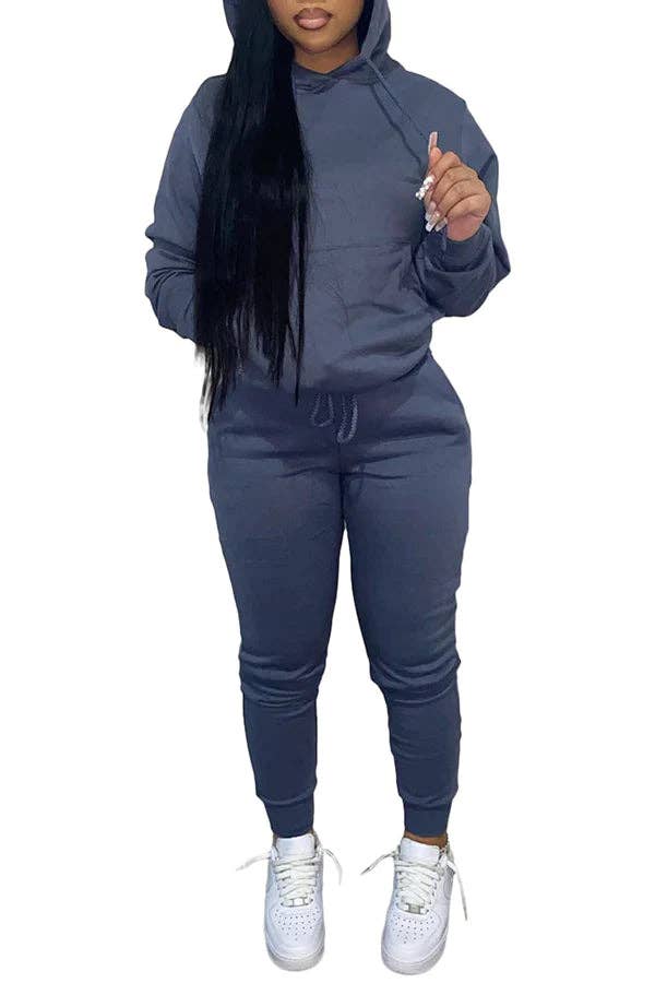 MB Fashion Wholesale - Wholesale Lounge Set - Women's - MB FASHION Cozy Hoodie and Jogger Pants 2PCS SET 175R14