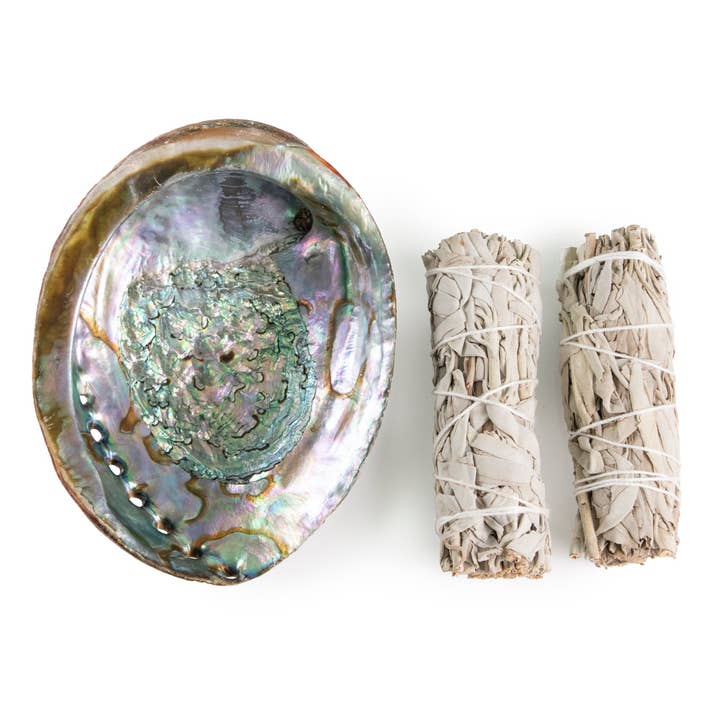 My American Goods - Vendita all'ingrosso Piatti per smudge - Conchiglia di Abalone di Andaluca Home
