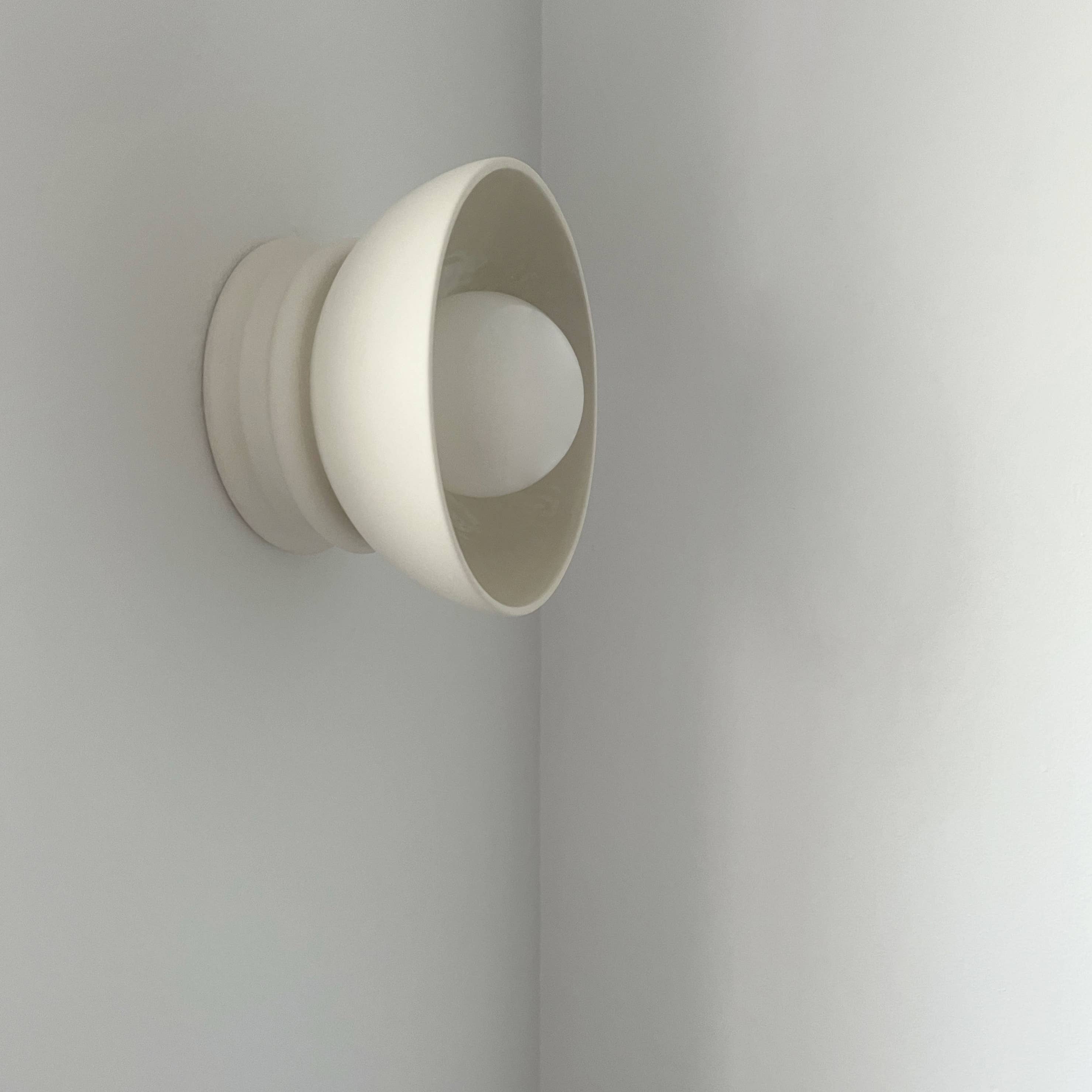 LYSlightlab - Wholesale Sconce - Pompeii Ceramic Wall Sconce | Small Minimalist Flush Mount2