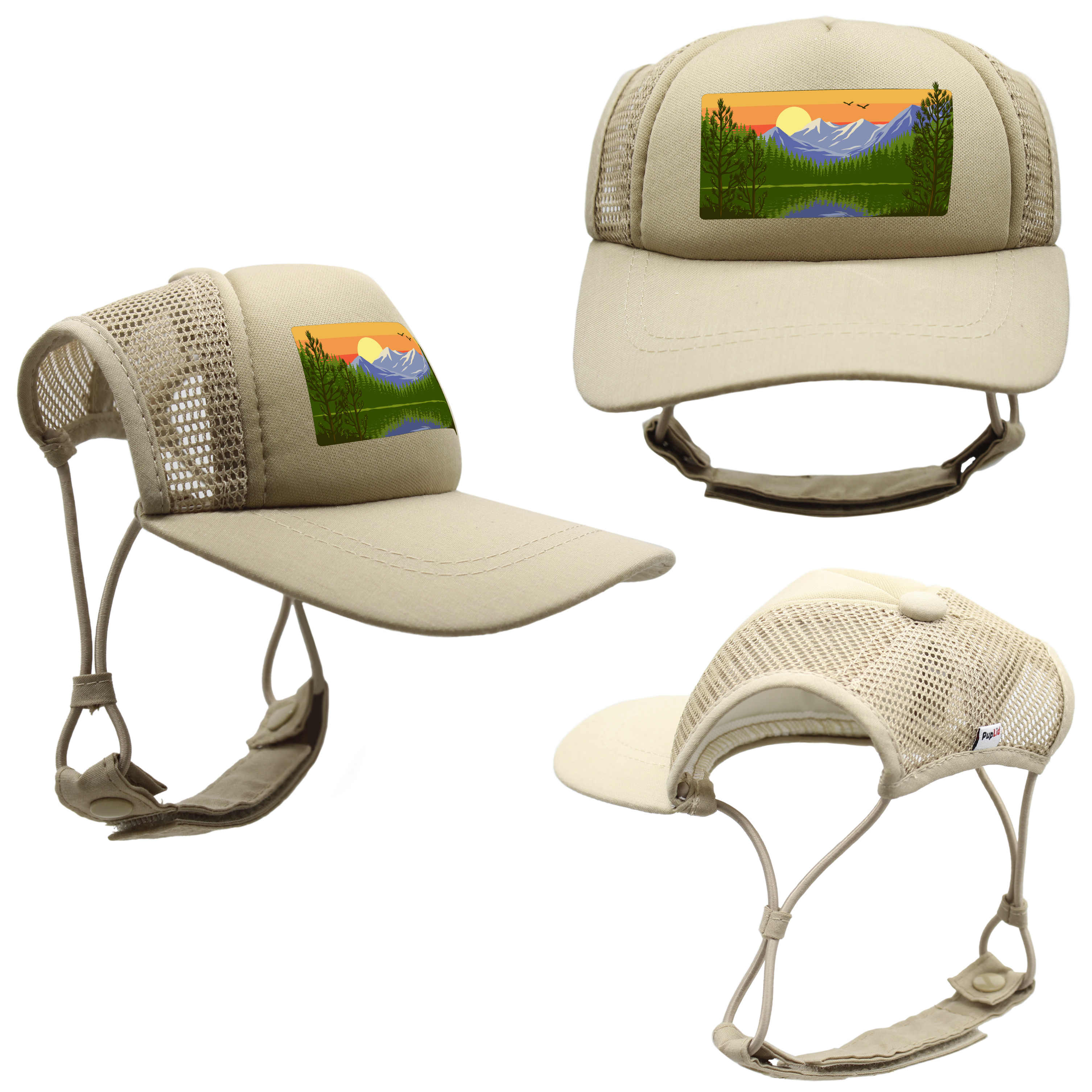 PupLid - Wholesale Hoed voor honden - Hond - Mountain Lake Standard of Namedrop | Truckerhoed voor honden16