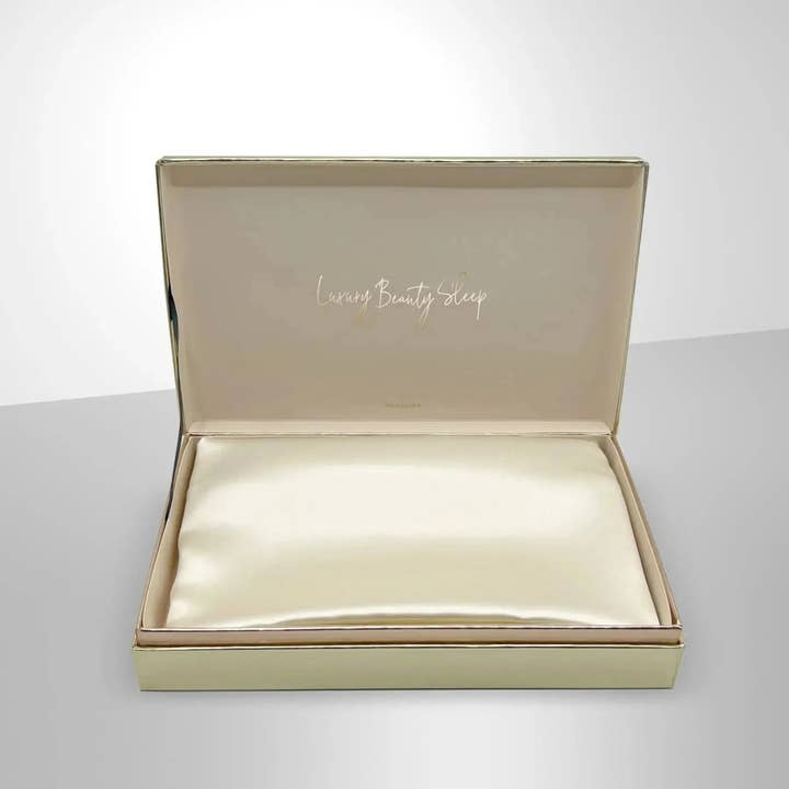 SilkSleek® - Wholesale Bedding Pillowcase/Sham - Ivory Silk Pillowcase9