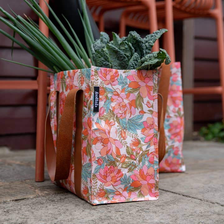 Kollab - Wholesale Grocery/shopping bag - Market Bag Whimsical Floral3