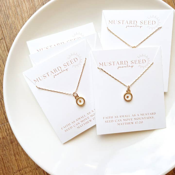 Harper Leigh Designs - Wholesale Pendant/Charm Necklace - Mustard Seed Necklace