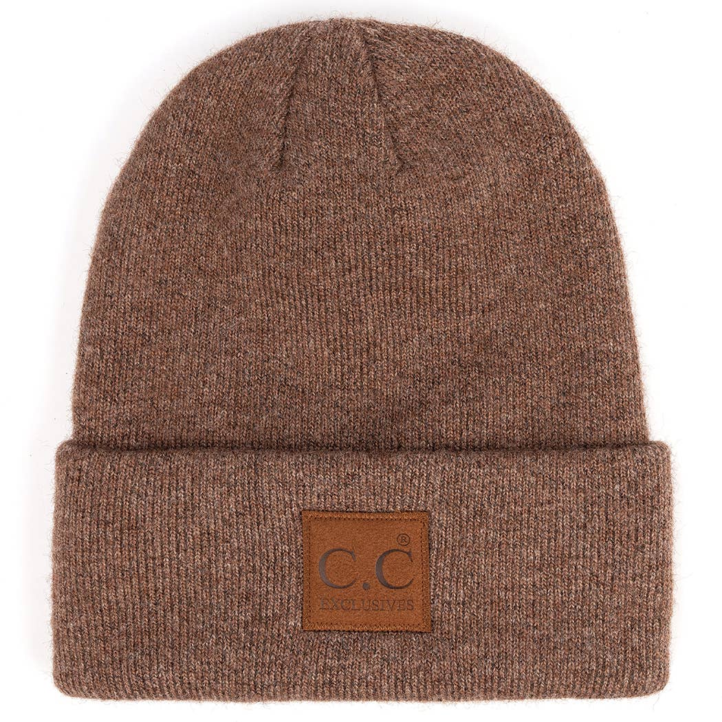 Fashion City - Wholesale Beanie - Unisex - Unisex Heather Knit Classic Beanie Hat3