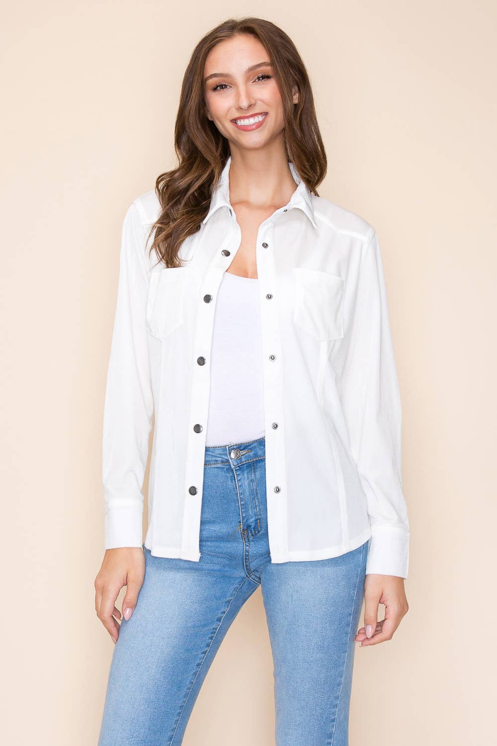 W.A.Y. --Wonderful And Young - Wholesale Shirt - Women's - W.A.Y VELVET SHIRT9