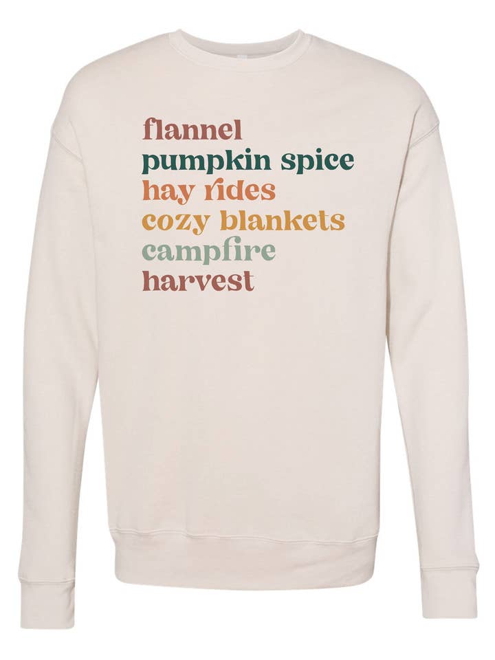 All Things Fall Pullover | Adult for wholesale by Sister Shirts