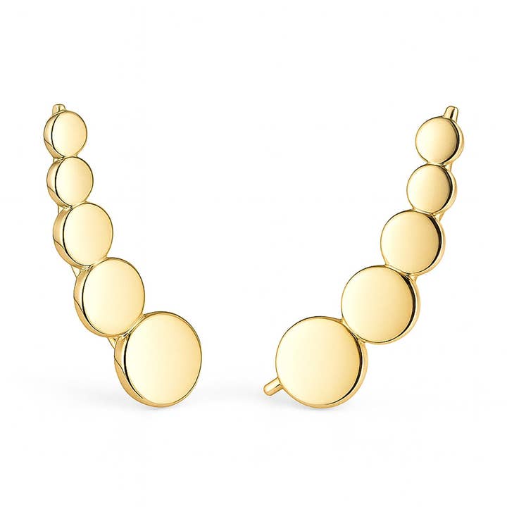 Earclimber Ajana 925 Silber vergoldet für den Großhandel von Impala