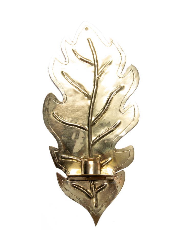 Suporte Vela Folha de Carvalho por atacado de Maison Plune