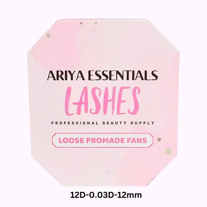 Premium Promade Eyelash Loose Fan | 12D-0.03D-12mm for wholesale by 6Sense Essentials Corp.