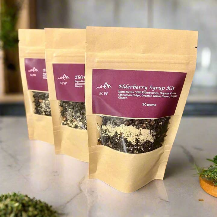 Vlierbessensiroopkit voor wholesale door Kootenay Wildcrafting Co