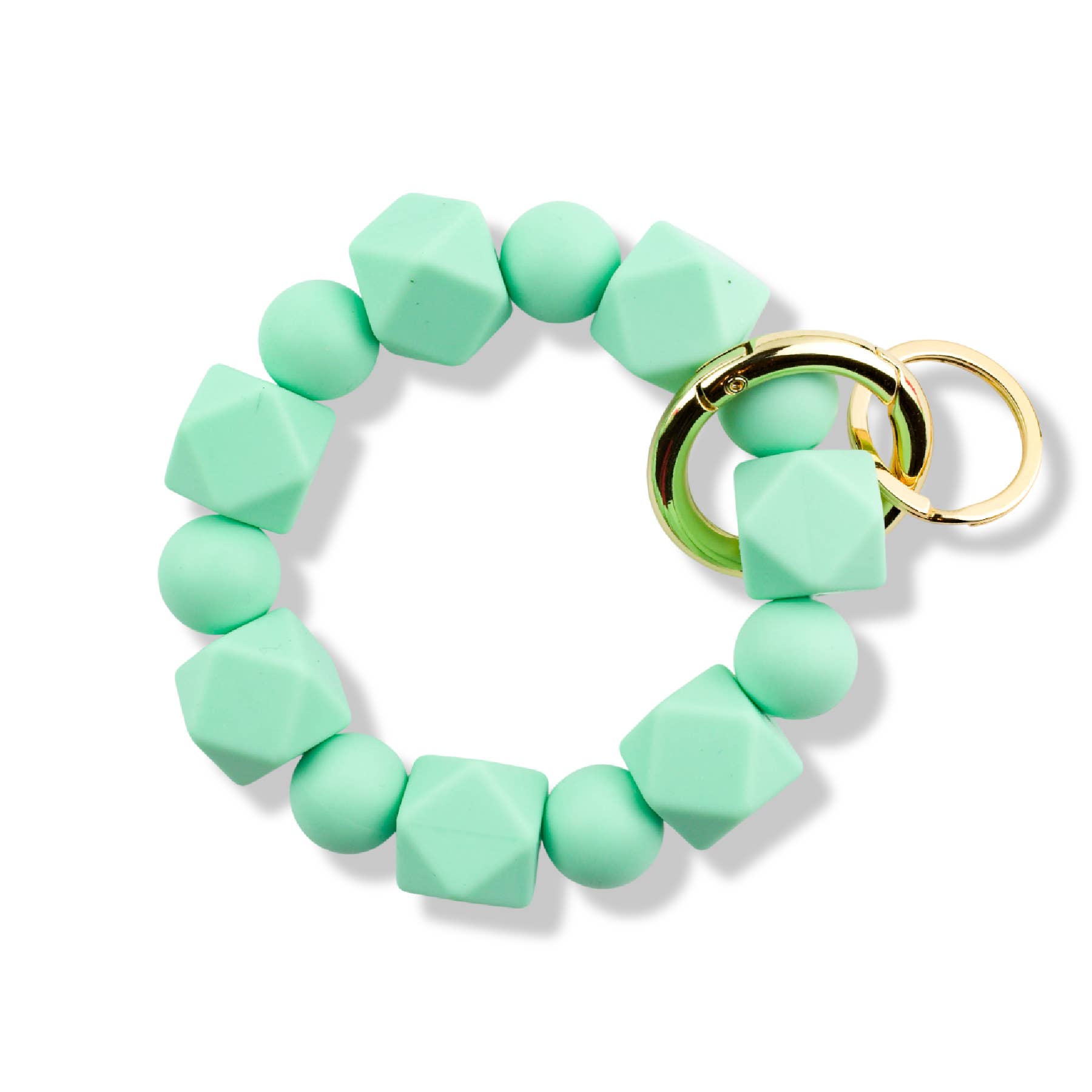 Cleary Lane – wholesale Keychain – Women's – Beaded Wristlet Keychain Hexagon Silicone11