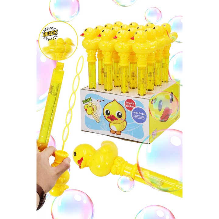 Duck Quacking Noise Bubble Stick Wand - 16 Pcs and other Purchase Wholesale bubble wand. Free Returns & Net 60 Terms on Faire trending on Faire.