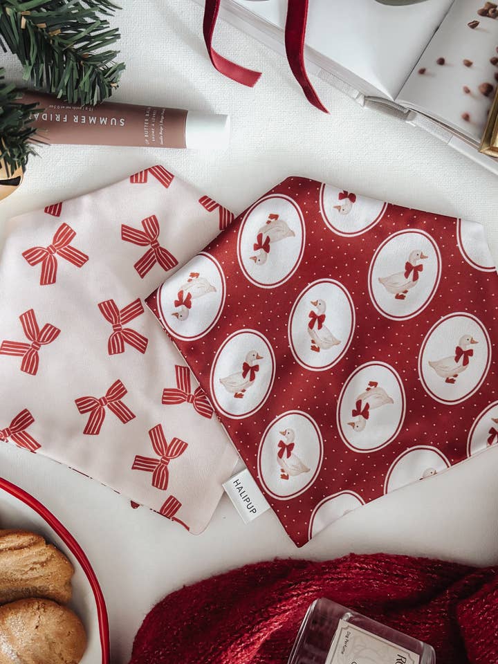 Heritage Holiday Dog Bandana for wholesale by Halipup