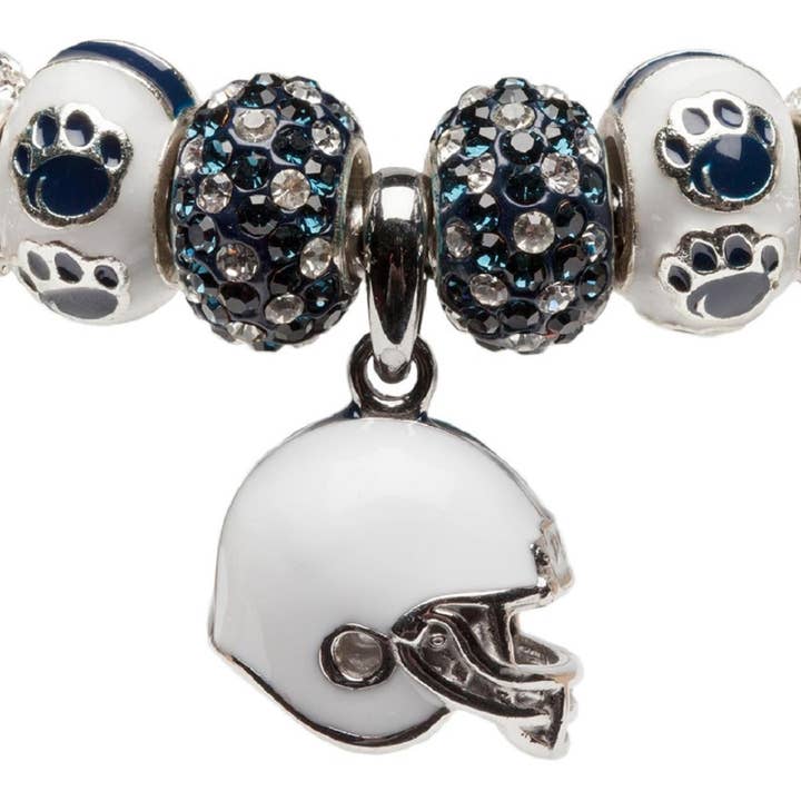 Stone Armory - Wholesale Individual Charm/Pendant - Penn State Football Helmet Bead Charm