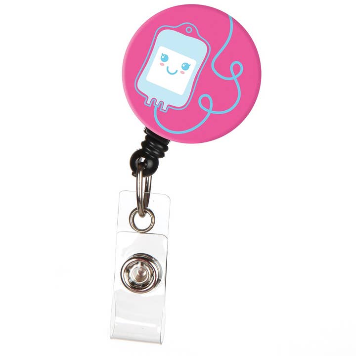 IV Bag Nurse Retractable ID Badge Reel for wholesale by Bonitas International