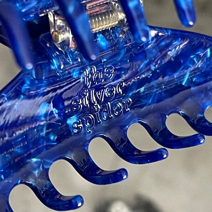 The Silver Spider - Wholesale Hair Clip - Women's - Oy vey word Rhinestone Hair Claw clip novelty Jewish1