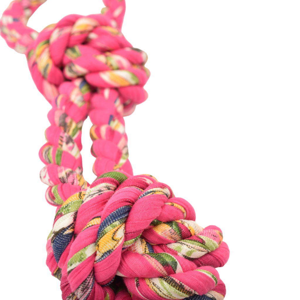 Shreds + rerope - Vendita all'ingrosso Giocattolo di corda - Cani - ReRope - Giocattolo per cani ad anello riciclato, 3 misure (assortimento da 10 pezzi)10