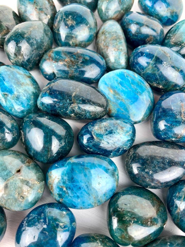 Small Apatite Tumbled Stone for wholesale by Crystal Vibes Inc.