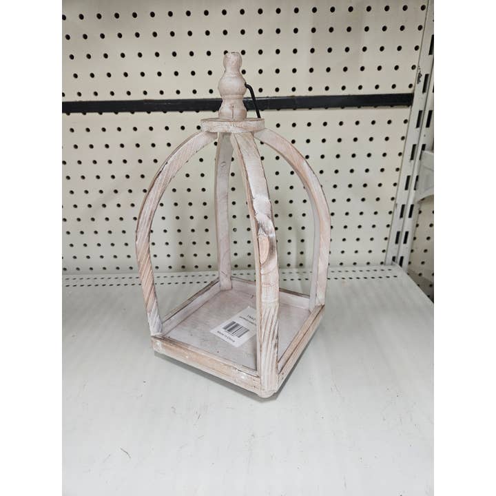 Wholesale Home Decor - Wholesale Lantern - Small Wooden Lantern 13in
