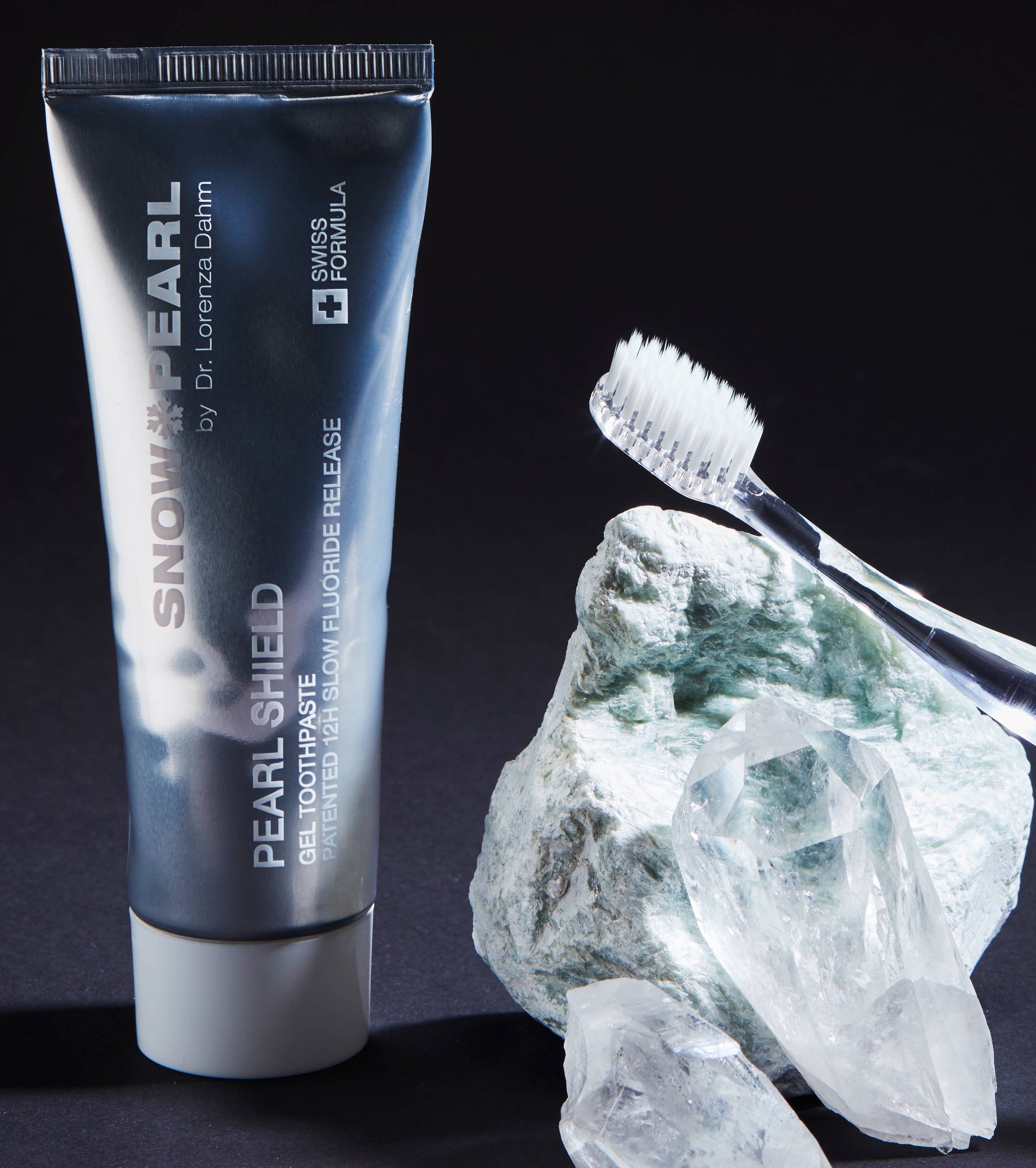 SNOW PEARL - Wholesale Tandpasta - Reisset met PEARL SHIELD gel tandpasta 75 ml - wit6