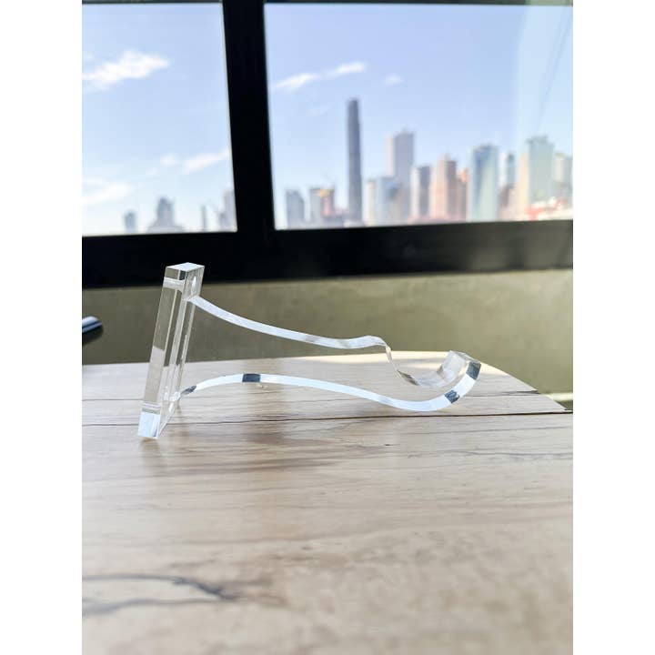 LuxHoldups - Wholesale Curtain Rod - Lucite Drapery Bracket for 1.5" Curtain Rod6