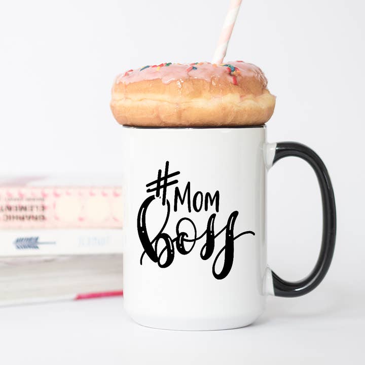 Caneca de café Mom Boss por atacado de Blush and Bold Collective