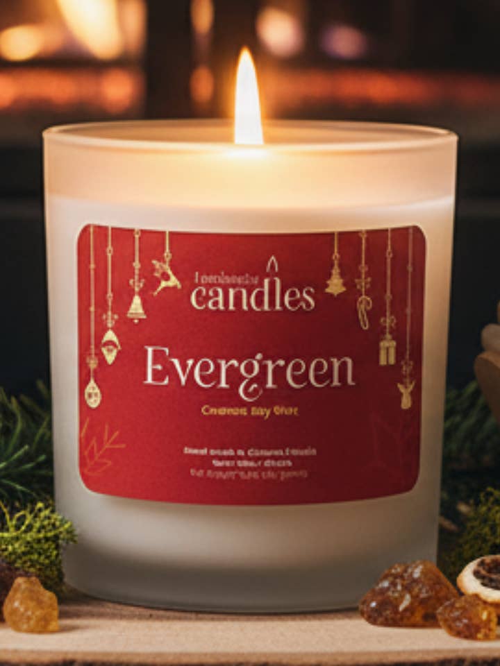 Evergreen (8 oz) per la vendita all'ingrosso da parte di Luminosity Candles