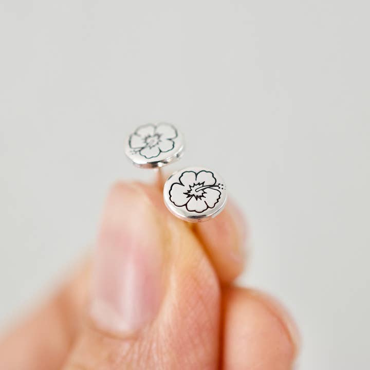 Hibiskus-Ohrringe für den Großhandel von Tesoro Jewelry