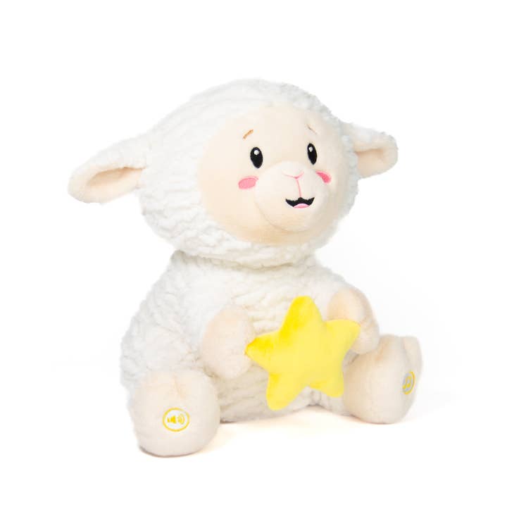 Cuddle Barn, Inc. - Wholesale Stuffed/Plush Toy - Kids & Baby - Twinkling Levi (Bedtime Sheep Night Light Lullaby Plush Toy)