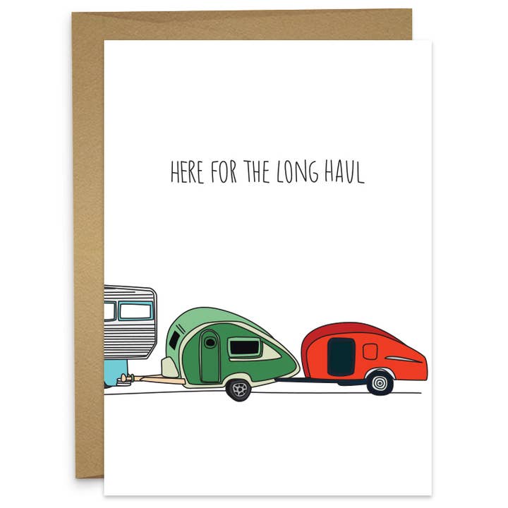 Humdrum Paper - Wholesale Friendship Card - Long Haul Greeting Card