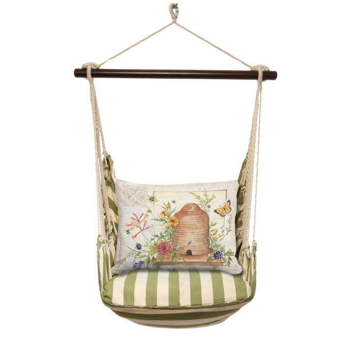 Magnolia Casual - Wholesale Swing Set - Hammock Swing 4-Piece Set indoor / outdoor - Summer Palms6