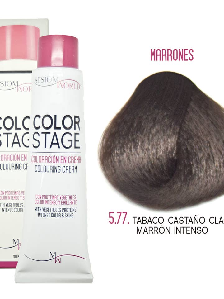 COLOR STAGE cream dye 100ml TONO 5.77 for wholesale by sesioMWorld - M·O·I Professional