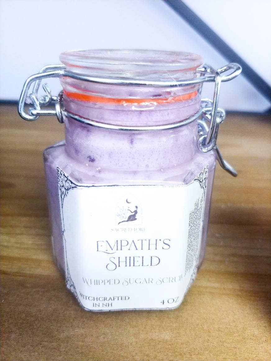 Sacred Lore – wholesale Body scrub/exfoliant – Empath's Shield Foaming Sugar Scrub · Whipped Sugar Scrub1