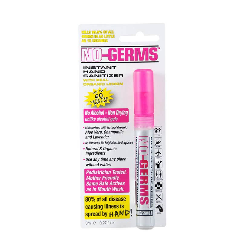 no-germs – wholesale Hand sanitiser – No-Germs Instant Hand Sanitiser - 8 Ml -Alcohol-Free0