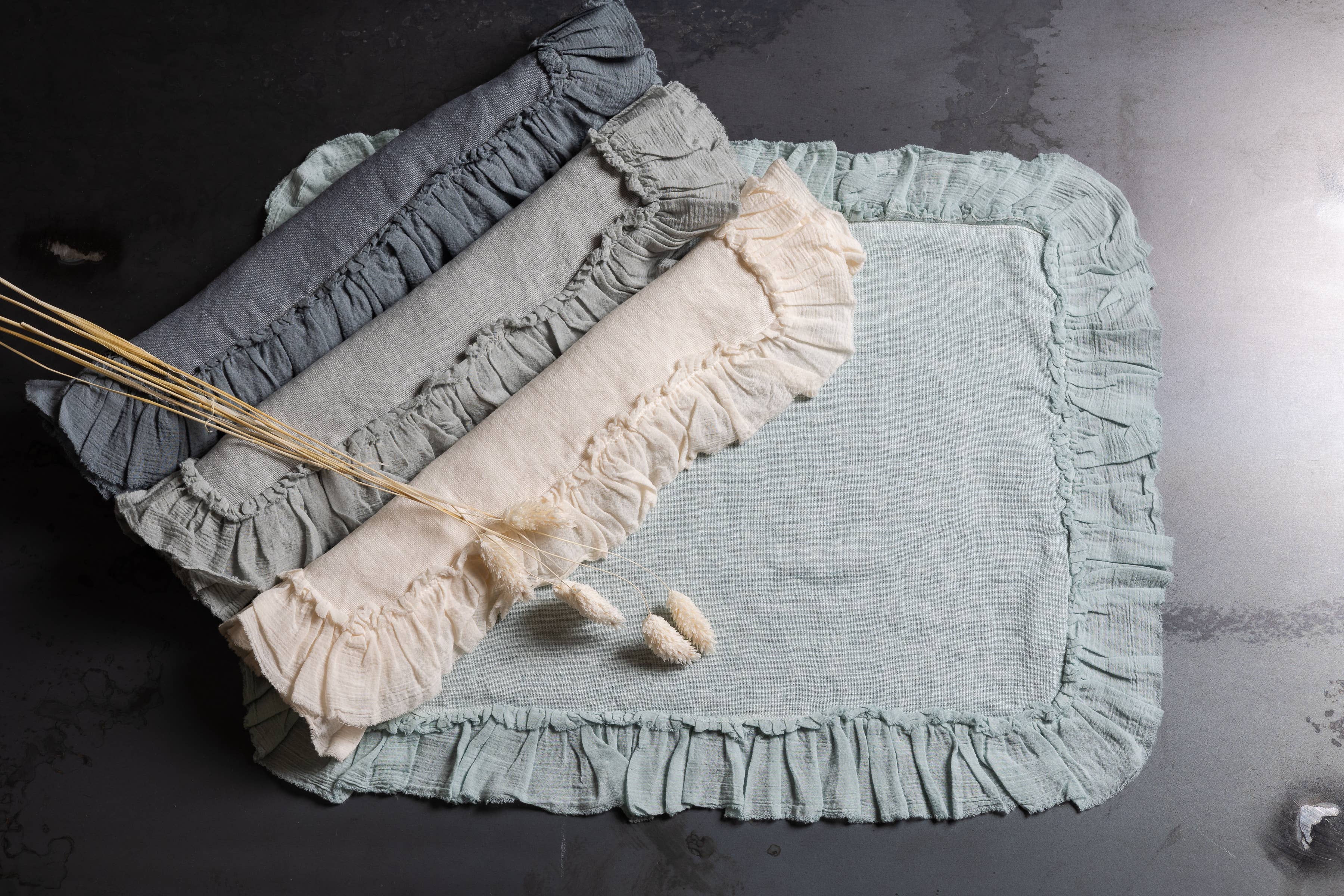 OPIFICIO DEI SOGNI by David Home srl - Vente Sets de table - VERSAILLE, sets de table en lin 100 %, fabriqués en Italie3